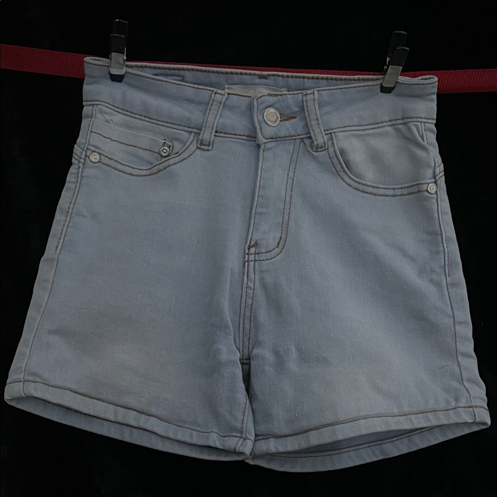 Light Blue Denim Women's Shorts